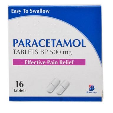 Effective Pain Relief Paracetamol 500 Mg Tablets (16 Tablets) Age Group: Adult