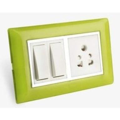 Heat Resistant Energy Efficient Shock Proof Green And White Electrical Switch Board Accuracy: 35  %