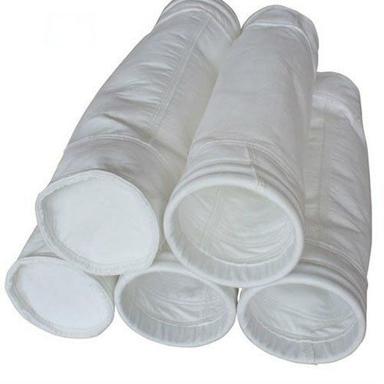 White 3000 Millimeter Length Plain Pattern Polyester Material Dust Filter Bag