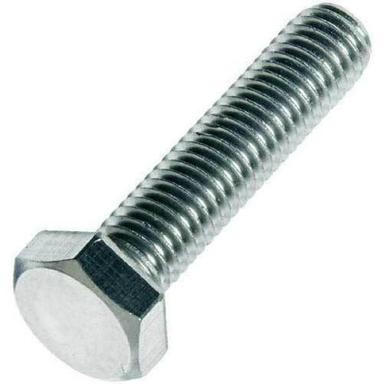 Galvanized Strong Construction And Fitting Silver Polished Hexagonal Stainless Steel Bolt