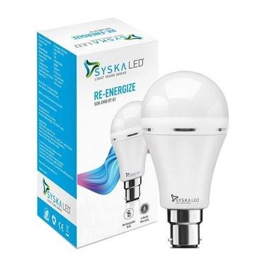 Cool Day Light Aluminum And Ceramic Material Rechargeable Syska Led Bulb For Home, 15 Watt