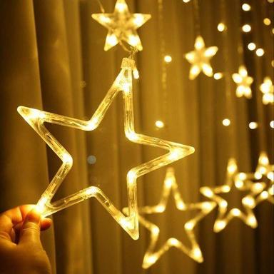 White Star Curtain Led Lights And Home Decoration Star Lights