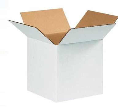 Paper Rectangular Shape White Color 100% Recyclable Double Wall Corrugated Boards Box 