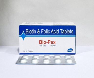 Biotin & Folic Acid Tablets, 10X10 Tablets General Medicines