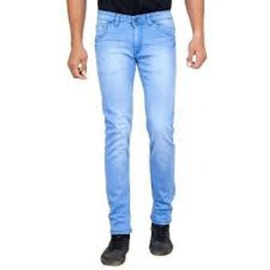 Breathable Stylish Trendy Fit And Comfortable Full Stretchy Denim Blue Jeans For Mens