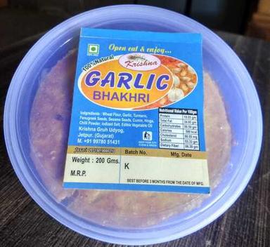 100% Natural And Vegetarian Garlic Bhakri, 200G Pack With 2 Months Shelf Life Grade: Food
