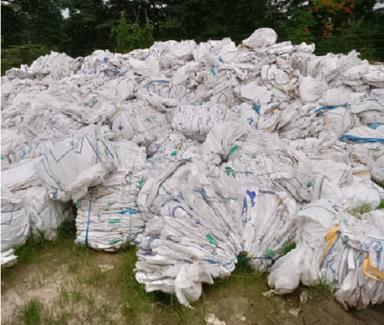 Pp Material Reusable Jumbo White Colour Sack Bag Scrap Use For Industrial Density: 5 Gram Per Cubic Meter (G/M3)