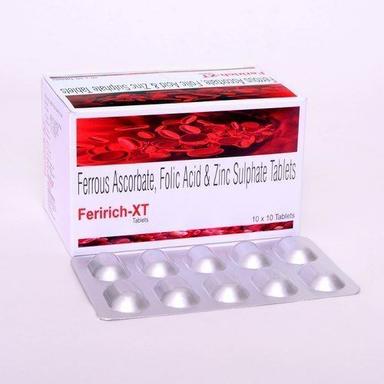 Ferrous Ascorbate Folic Acid And Zinc Sulphate Tablets General Medicines