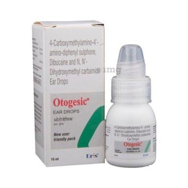 Otogesic Ear Drops,10Ml Ingredients: 4 Carboxymethylamino 4 Amino Diphenyl Sulphone
