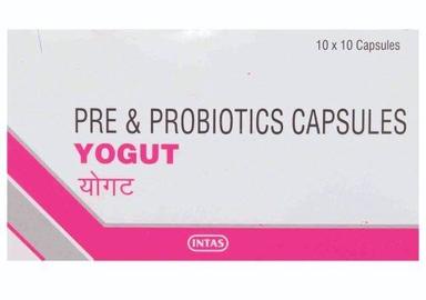 Yogut Pre And Probiotics Capsules For Maintaining A Healthy Gut, 10X10 Blister Pack General Medicines