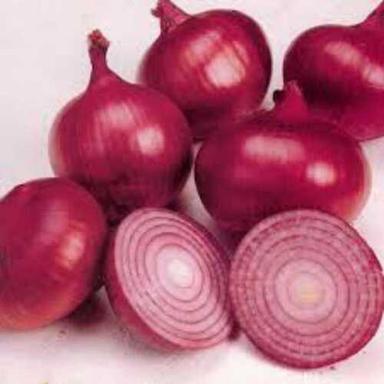 Round Fresh Red Onion For Cooking Usage Without Artificial Flavour, Hygienically Packed
