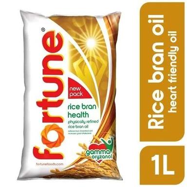 Common Fortune White Rice Bran Oil Heart Friendly Oil For Cooking Use With 1 Liter Packet Pack 