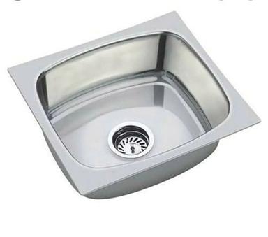 18A   X 16A   X 8A   Heavy 304 Grade Glossy Finish Stainless Steel Single Bowl Kitchen Sink Size: Medium