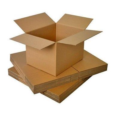 Rectangle 3 Ply Foldable Brown Paper Small Corrugated Packaging Box