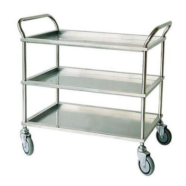 Long Durable Light Weight And Easy To Use Stainless Steel Medical Equipment Trolley Design: Rack
