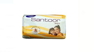 Rectangular Shape White Santoor Soap For Smooth Skin Women Pack Of 50 Grams  Gender: Female