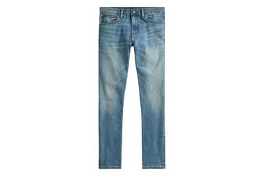 Skin Friendly Blue Denim Fabric Casual Mens Stretchable Jeans