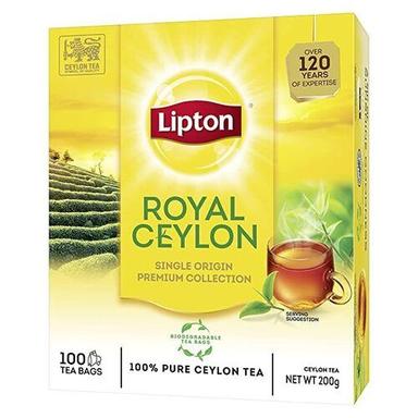 No Calories Added Sugars Unsweetened Biodegradable Lipton Royal Ceylon Srilanka Green Tea Bags Lemon