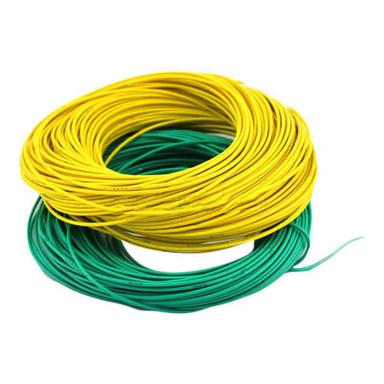Green And Yellow Electric Copper Wire