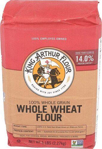 High In Protein And Fiber Cholesterol Free Chakki Grounded Whole Wheat Flour For Making Chapati