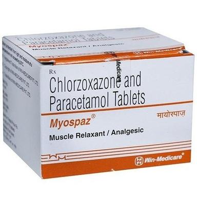 Chlorzoxazone And Paracetamol Tablets General Medicines