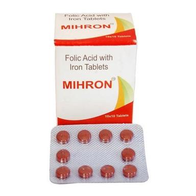 Mihron Iron Folic Acid Tablet Shelf Life: 1 Years