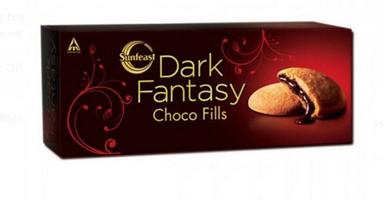 100 Percent Delicious Taste Sun Feast Dark Fantasy Choco Fills Biscuits Fat Content (%): 28 Grams (G)