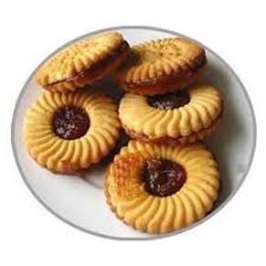 Healthy Tasty Everyday Use Bakery Sweet Jam And Jelly Round Shape Cream Biscuits. Fat Content (%): 6 Grams (G)
