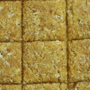 Square High In Fiber Vitamins Minerals And Antioxidants Rich Sweet Enriched Coconut Chikki Grade: A