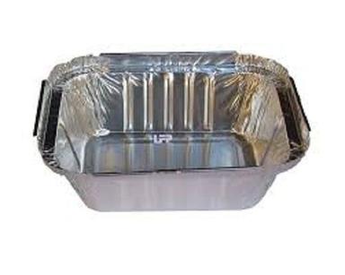 Eco-Friendly Disposable And Rectangular Light Weight Aluminum Silver Foil Bowl For Serving Food Length: 128 Mm Millimeter (Mm)