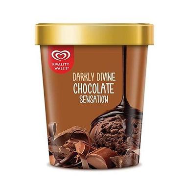 Kwality Wall'S Dark Divine Chocolate Sensation, Creamy And Decadent Dessert