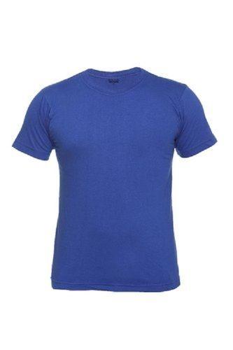 Comfortable And Skin Friendly Round Neck Half Sleeves Cotton Men T Shirts