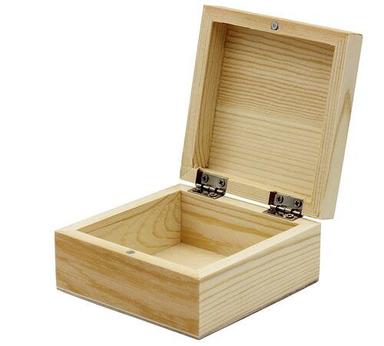 Wood Plain Wooden Box Used In Jewelry, Gift And Handicraft