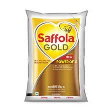 Common Blend Of Rice Bran & Sunflower Oil Pack Of 1 Litre Saffola Gold Refined Cooking Oil
