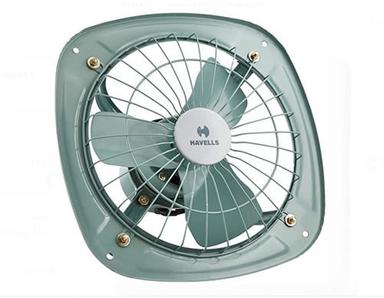 225 Mm Sweep Size Light Green Havells Wall Mounted High Speed Electrical Metal Exhaust Fan 