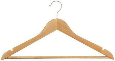 Various Colors Are Available Wooden Top Hanger With High Weight Bearing Capacity And Metal Body Hook