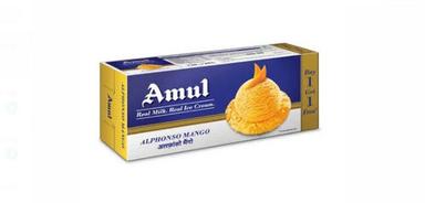 Yummy And Tasty Total Fat 4.3G Mango Flavor Amul Ice Cream With 750 G Packet Pack  Age Group: Old-Aged