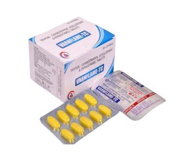 Trypsin Chymotrypsin Aceclofenac And Paracetamol Tablets General Medicines