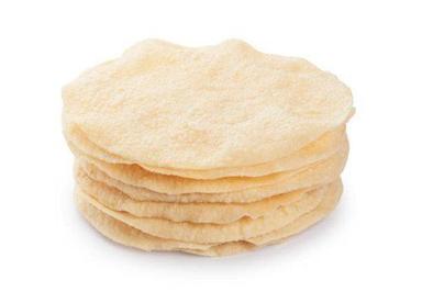 Yummy And Tasty Crispy Delicious Salty Plain Round Appalam Papad