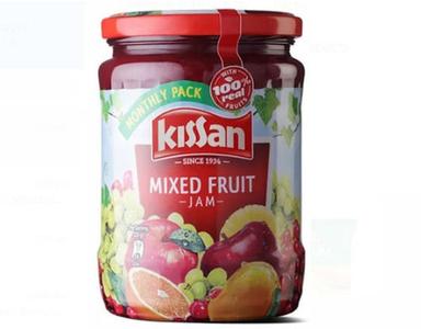 Pack Of 500gram Sweet And Sour Taste Delicious Mixed Fruit Kissan Jam