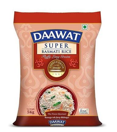 Automatic Five Kg 25% Extra Original Basmati Nourished Gold Grains Daawat Super Basmati Rice