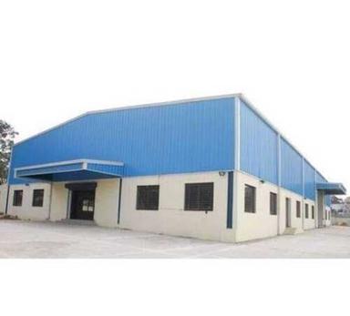 Silver Rolled Section Industrial Tin Shed For Factory, Rolled Section Frame Material