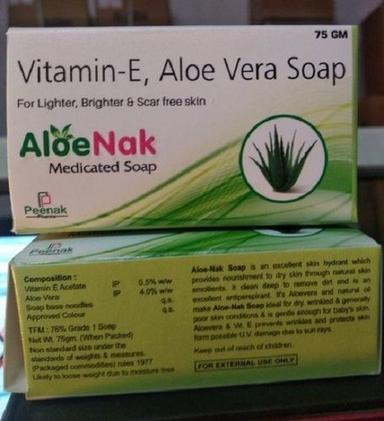 Rectangular Shape Aloe Vera Soap For Unisex