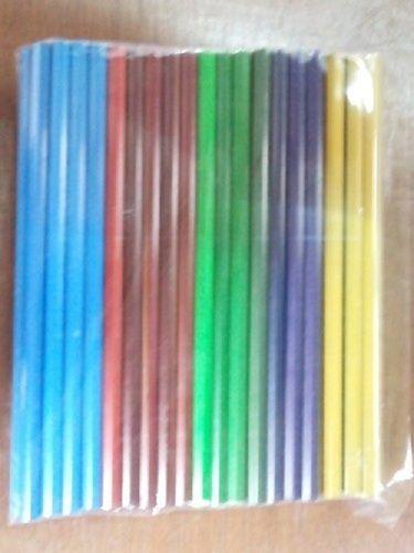 Blue Black Velvet Coated Polymer Pencils, For School, Office