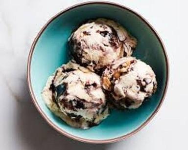 Tasty And Sweet Nut Chocolate Ice Cream Application: Water
