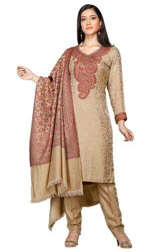 Indian Women'S Ladies Suits Winter Wear Unstitched Dress Material