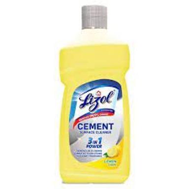 Yellow 99.9% Kills Germs Liquid Lemon Flavour Lizol Cement Floor Cleaner, 400 Ml