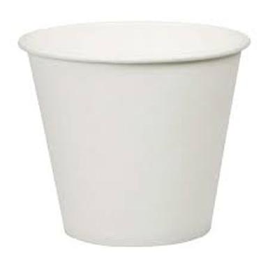 Hygienic Lightweight And Eco Friendly Disposable White Paper Cups, Pack Of 100pcs