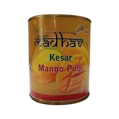 Yellow Kesar Mango Pulp Packaging: Can (Tinned)