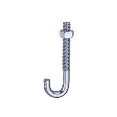 Silver Strong Corrosion Resistant Ss 316 Grade Stainless Steel J Type Foundation Bolt